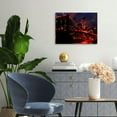 thumbnail image 2 of Acheng New York City Wall Art Canvas Black and White Red Brooklyn Bridge Night Skyline Picture Photo Print Modern Cityscape Poster Painting for Home Office Living Room Decor, 2 of 6