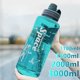 thumbnail image 2 of Botella de agua de gran capacidad para exteriores, vaso deportivo portátil con pajita, agitador de aire, 1000ML-3000ML, 2 of 4