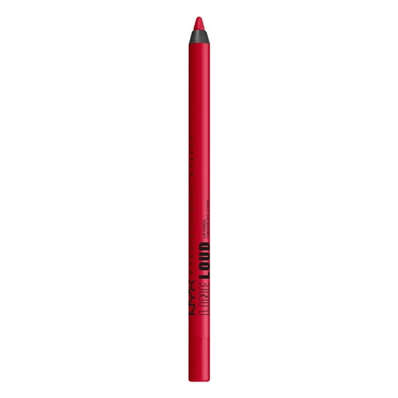 NYX Professional Makeup Line Loud Lip Liner, Longwear Matte Lip Pencil, Rebel Red