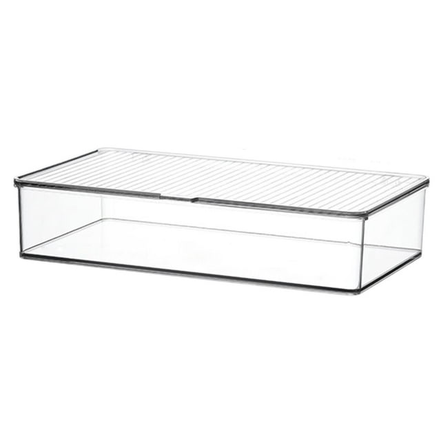 Abbracc Boîte de Rangement pour Tasses à Thé Distributeur de Rangement Organisateur de Cartes Boîte Décorative Bac Long S