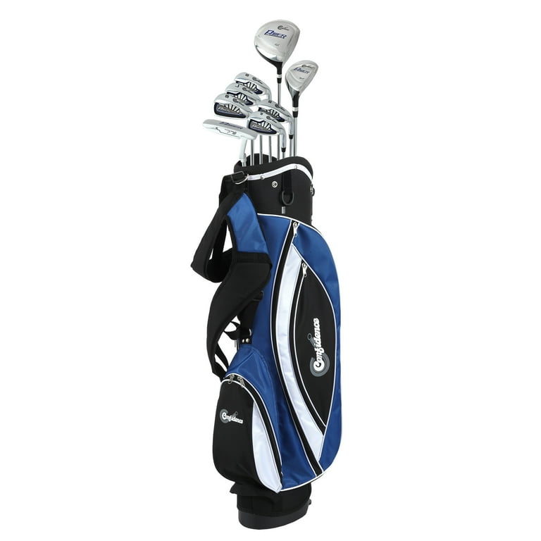 Confidence Golf Mens Power V3 Club Set and Stand Bag - Complete