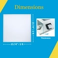 thumbnail image 2 of Premium Backlit 2ft x 2ft Flat Panel LED Ceiling Light Fixture - 4 Pack, 30W, 4000 Lumens, 5000K - Energy-Efficient, Easy to Install Ceiling Lights for Commercial and Residential Spaces, 2 of 7