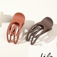 thumbnail image 5 of Yauxim Hairpin Hair Claw Clip Flat Clip Theme Hair Claw Clamp Elegant Wide Hair Holder Barrettes Strong Hold Hairpin for Girls, 5 of 8