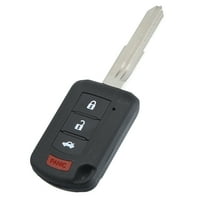 Unique Bargains 315 MHz 4 Buttons Keyless Entry Remote Key Fob Fit for Mitsubishi Lancer 2016-2017 Black