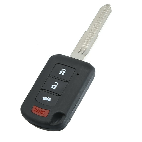Unique Bargains 315 MHz 4 Buttons Keyless Entry Remote Key Fob Fit for Mitsubishi Lancer 2016-2017 Black