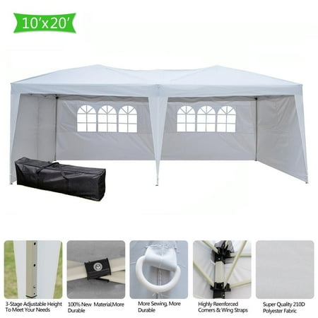 Ktaxon 10'x 20' EZ POP Up Party Tent Wedding Gazebo Canopy Marquee 4 Walls Outdoor