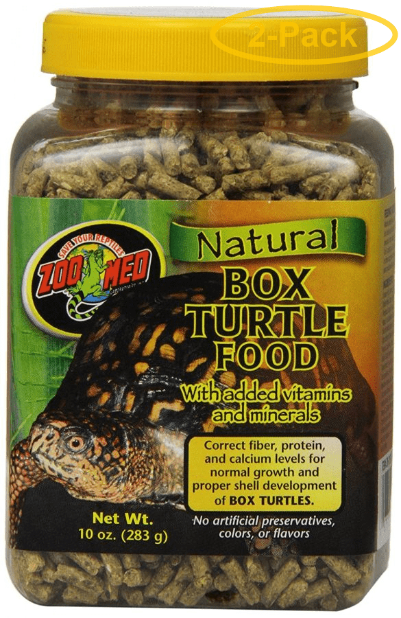 Zoo Med Natural Box Turtle Food Pellets 10 oz Pack of 2 Walmart