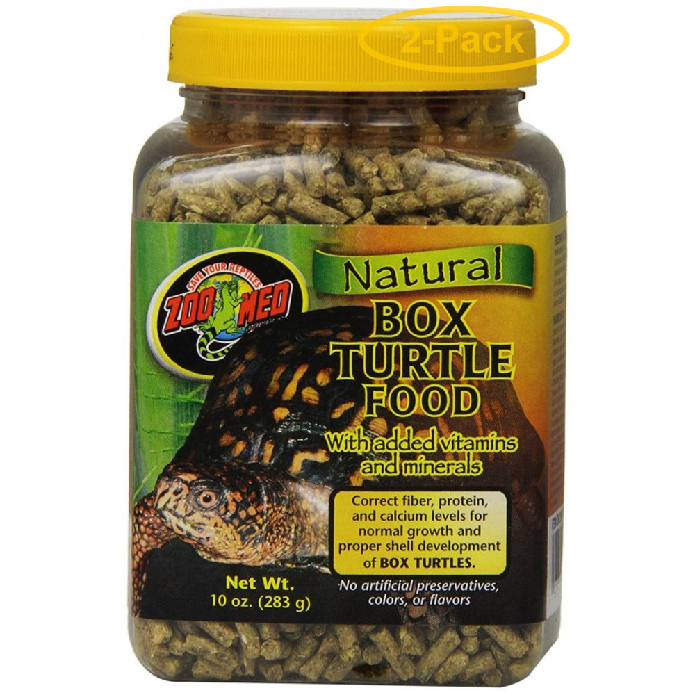 Zoo Med Natural Box Turtle Food Pellets 10 oz Pack of 2 Walmart