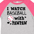 thumbnail image 4 of Inktastic I Watch Baseball with My Pawpaw Boys Toddler T-Shirt, 4 of 5