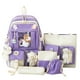 thumbnail image 2 of Mochila Kawaii para Mujer 5 Unidades/juego Escolar Gran Capacidad Estudiante Coreana, 2 of 9