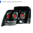 thumbnail image 4 of Spec-D Tuning Black Tail Lights Compatible with 1999-2004 Ford Mustang, Left + Right Pair Assembly, 4 of 7