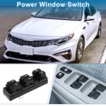 thumbnail image 2 of Interruptor de ventana eléctrica para automóvil Unique Bargains, lado del conductor delantero izquierdo, control de ventana para Kia Optima 2006-2010, negro, 2 of 7