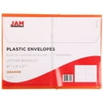 thumbnail image 4 of JAM Paper Plastic Elastic Envelopes, 9.8x13x2.6, Orange, 2 5/8 Expansion, 12/Pack, 4 of 4