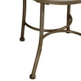 thumbnail image 2 of Ember Interiors Emerson Upholstered Metal Vanity Stool, Golden Bronze, 2 of 7