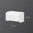 thumbnail image 2 of Miangastore Bathroom Wall Mounted Toothbrush Stand 2Pcs 2.9X1.7X1.7In, 2 of 8