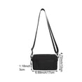thumbnail image 2 of Hsqqdc Nylon Crossbody Shoulder Bag, Versatile Small Square Handbag for Work Travel, 2 of 7