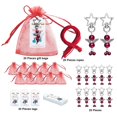 thumbnail image 2 of Keychain Gift Bag Set DIY Keyring Favor Pouch Kit for Celebration Bridal Shower Tabletop Decor Centerpiece, 2 of 10