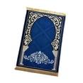 thumbnail image 1 of GROWTH TANK Muslim Prayer Rug Carpet Eid Praying Rug 80x120cm Lightweight Foldable D, 1 of 9