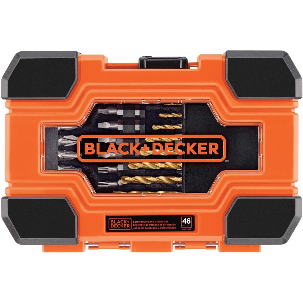 Black & Decker BDA46SDDDAEV 46-Piece Screwdriver and Drill Set