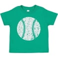 thumbnail image 3 of Inktastic Distressed Baseball in White Boys or Girls Toddler T-Shirt, 3 of 5