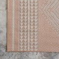 thumbnail image 6 of nuLOOM Ranya Tribal Indoor/Outdoor Blush Pink 8' x 10' Casual Area Rug, 6 of 9