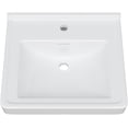 thumbnail image 2 of Proflo Pf5711 20" Rectangular Vitreous China Wall Mounted Bathroom Sink - White, 2 of 2