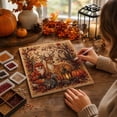 thumbnail image 4 of Autumn Pearl Painting Kit, Woodland Friends Art Kit, Rich Fall Style Pearl PaintingArt Set, DIY Autumn Harvest Pumpkin Pearl Diamond Art kit, Seasonal Home Decor, Gift for Adults & Craft Lovers, 4 of 7