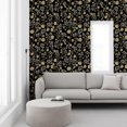 thumbnail image 3 of UMIGGEE Flower Wallpaper Black Multicolor Peel and Stick Wallpaper Self Adhesive Wall Paper 17.7"x118" Contact Paper for Home Mural Wall Decor Wall Covering Old Furniture Renovation, 3 of 8