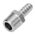 thumbnail image 1 of 2PCS 1or2in BSPT Male Thread Connector Pipe Fitting Barb Joint Quick Coupling Connector, High Efficiency Stainless Steel Air Quick Coupling Connector for Pneumatic Equipment with, 1 of 7