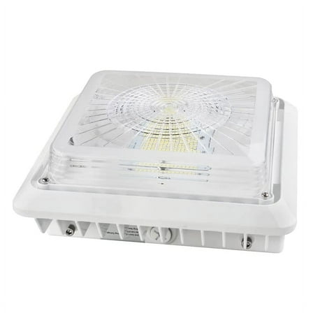 GREENLIGHTDEPOT LED Canopy Light - 75W - 10,337 Lumens - Outdoor Parking Garage Light - PG02 - (UL DLC Listed)