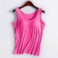 thumbnail image 2 of Women Seamless Built In Bra Tank Top Wide Strap Yoga Vest Comfortable Supportive Athletic Outerwear Shirt, 2 of 2