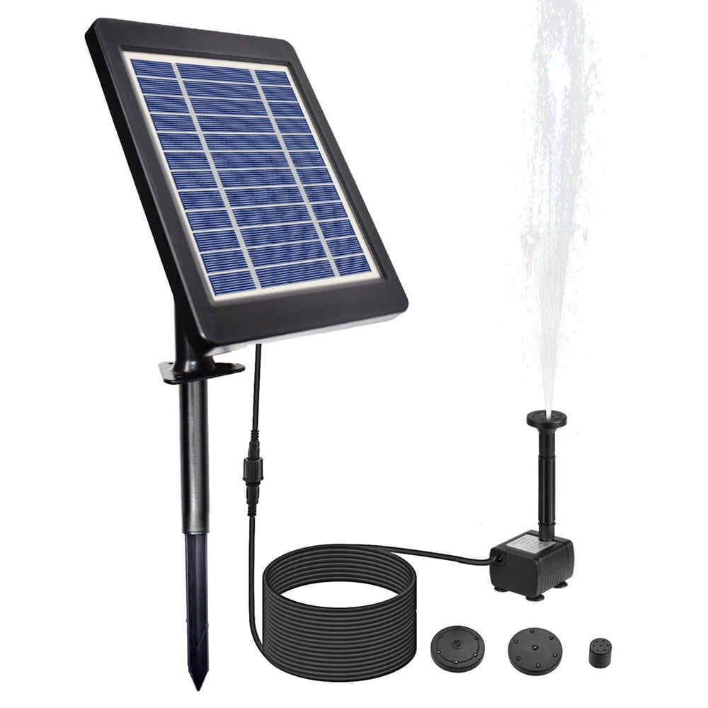 /3.5W Solar Powered Fountain Pump Water Pump with Adjustable Solar ...