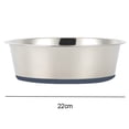 thumbnail image 2 of Stainless Steel Metal Dog Bowls | Nonslip Rubber Bottom Design | Ideal Food Water Bowls Set for Dog, 2 of 5