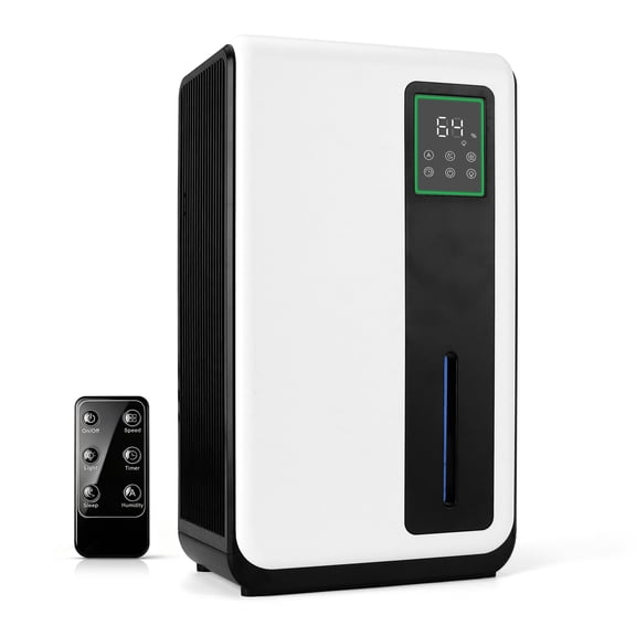 Hsfviop 95oz Home Dehumidifier,900 sq.ft Auto Shut off for Bedroom with 7-Color LED Lights
