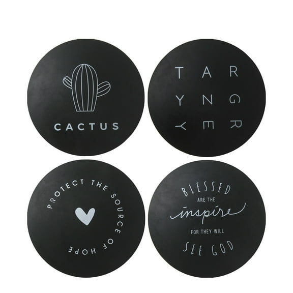 Black Self Adhesive Door Bumpers with Thickened for Wall Protection and Noise Absorption 4PCS