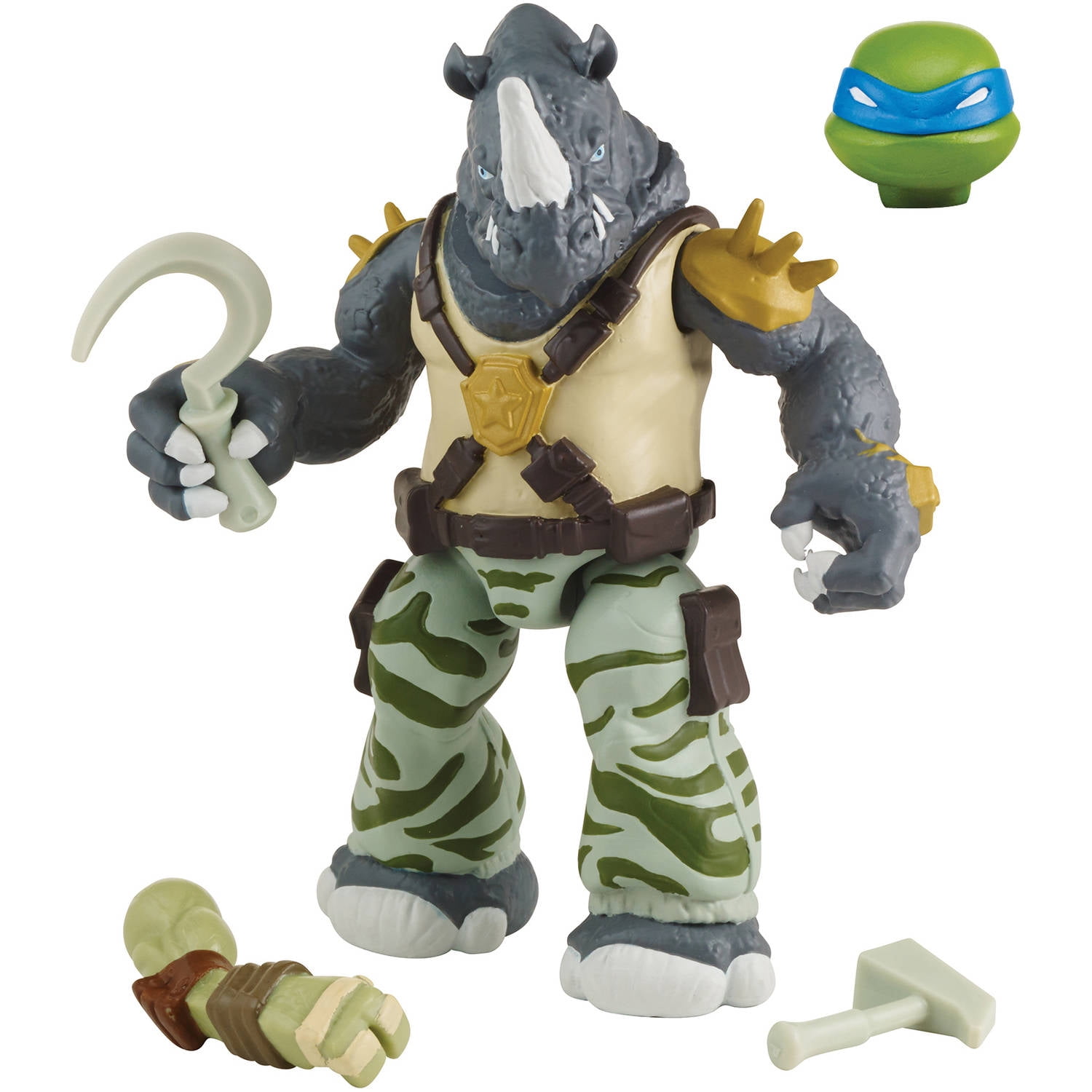 Teenage Mutant Ninja Turtles 5" Mix N' Match Rocksteady Basic Action ...