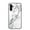 White, variant on Case Compatible with Samsung Galaxy A35, Marble Pattern Temepered Glass Design Scratch-Resistant, TPU Bumper Shock-Proof Anti-Drop Protection, Frame Slightly Convex Protection Case, Gold Black