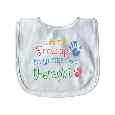 

Inktastic Future Therapist Gift Baby Boy or Baby Girl Bib