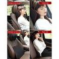 thumbnail image 4 of Gift for Him Matoen Car Neck Pillow for Driving- Memory Foam Car Pillow for Driving Seat for Cervical Support and Neck Pain Relief with Adjustable Strap 9.1x9.8 Inch, 4 of 5