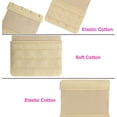 thumbnail image 3 of GFDYREE 4 Hook Bra Extender, Stretchy Soft and Comfortable Bra Strap Extension(Beige 3pcs), 3 of 4