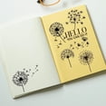thumbnail image 3 of Dandelion Clear Stamps Blessing Words Silicone Clear Stamp Seals Transparent Rubber Seal Stamps for DIY Scrapbooking Cards Making Photo Album Journal Home Decoration, 3 of 8