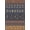 Blue, Pattern 1, variant on ODIKA 4'x6' Black Brown Geometric Pattern Design Washable Area Rug Modern Abstract Motif with Multi Shapes for Dorm Room, Small Living Stain Resistant Low Profile, Easy Care