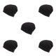 thumbnail image 1 of Qarigey Apilable Beanie Bonnet Caps Seasonal Casual Headwear Térmico De moda Ajustable Sombrero de punto Negro Type2 NO2, 1 of 6