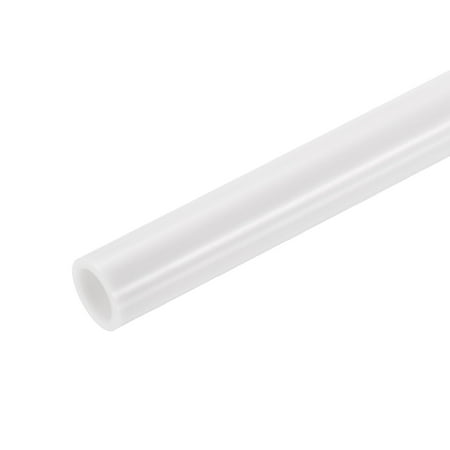 Uxcell 10mmID 14mmOD 500mm Length Rigid PETG Tube, 8PCS Water Cooling Hard Tubes, White