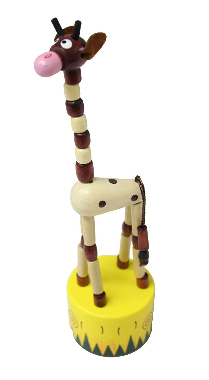 1 Giraffe Wooden Collapsing Thumb 