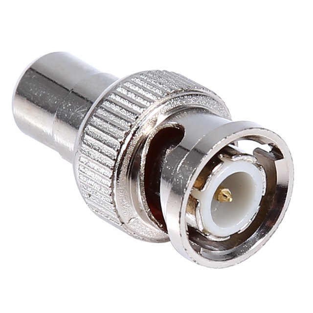10 conectores BNC M/F adaptador de cable BNC Aleación de metal Amonsee Plata Metálica Otros