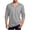 Gray, variant on Gytharion Plus Size Athletic Tshirts for Men Solid Color V Neck Long Sleeve Pullover Shirts Loose Breathable Workout Blouses