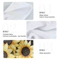 thumbnail image 5 of Wobogo Sunflower Cat Hand Towel Set of 2 Absorbent for Kitchen and Bathroom With Velcro Hanging Loop 18.2×14in, 5 of 7