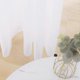 thumbnail image 3 of Set of 2 White Sheer Curtains Decoration Bedroom Living Room with White Eyelets 140x138cm, 3 of 5