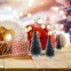 thumbnail image 5 of 10 Uds Mini árbol de Navidad Artificial miniatura de mesa árbol de Navidad decoración de fiesta de Navidad, 5 of 8